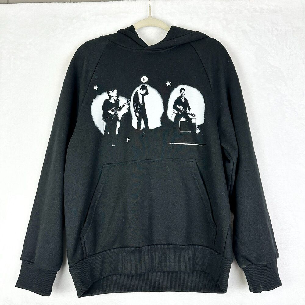 Jonas Brothers Stage Lights Hoodie Size Medium NEW Black Merch